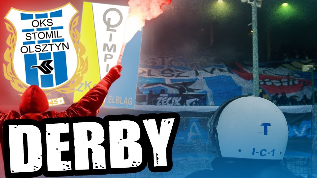 ZADYMA NA MECZU STOMIL OLSZTYN - OLIMPIA ELBLĄG! JESTEŚMY NA DERBACH REGIONU.