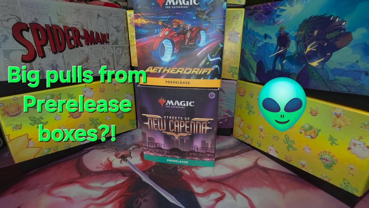 Fat prerelease box pulls from two cheap sets?! Bonus pulls at the end!