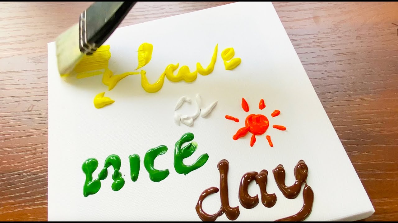 Quick & Easy Art｜Paint Daisy Flower Using Acrylic