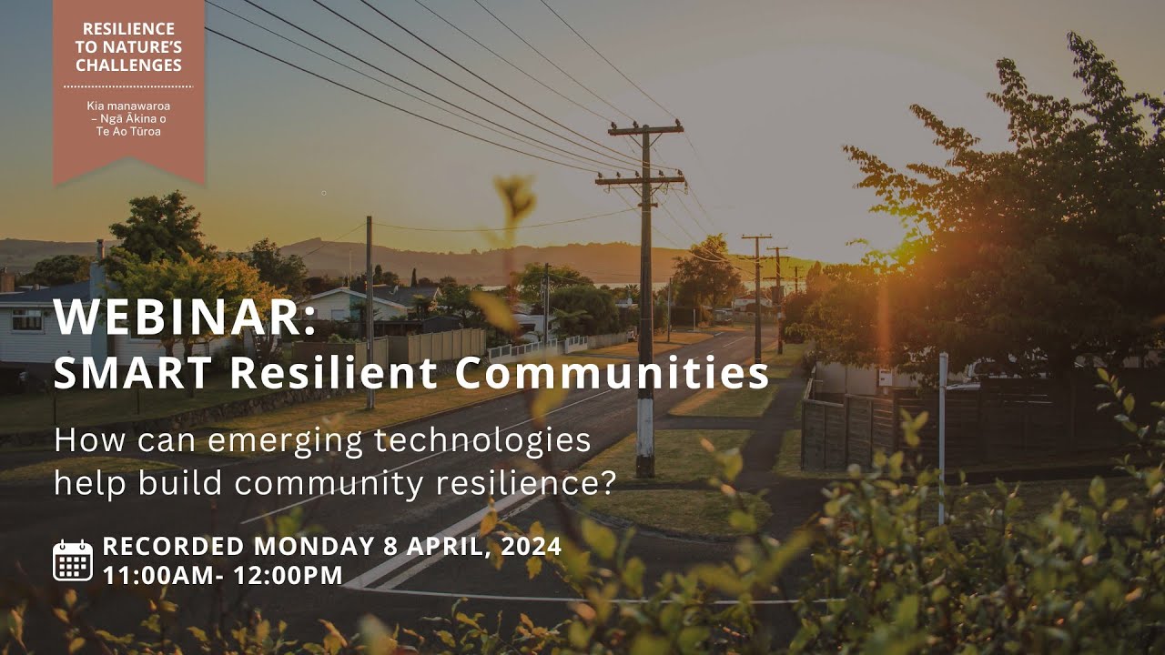Webinar: SMART Resilient Communities