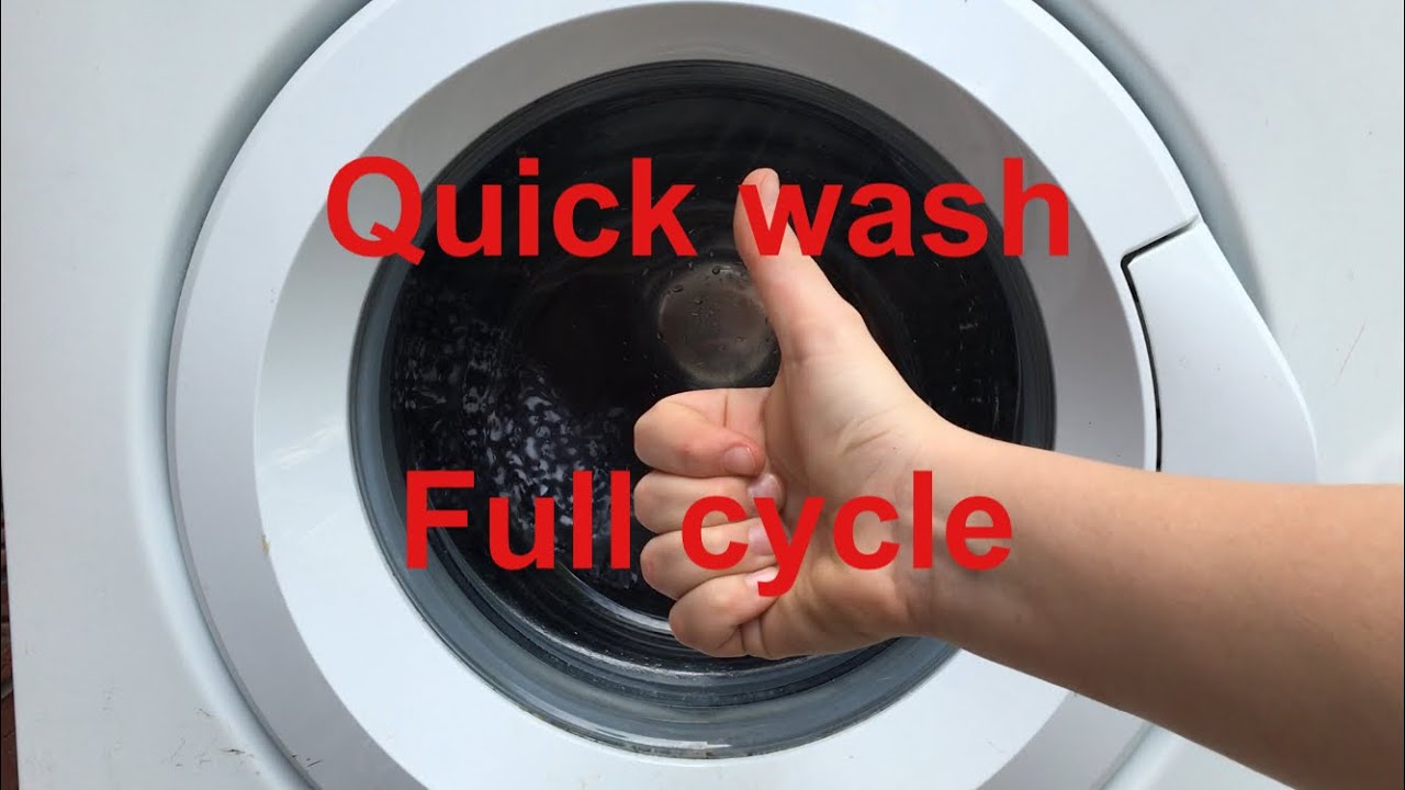 Bush F621QW | Quick wash (Full cycle)