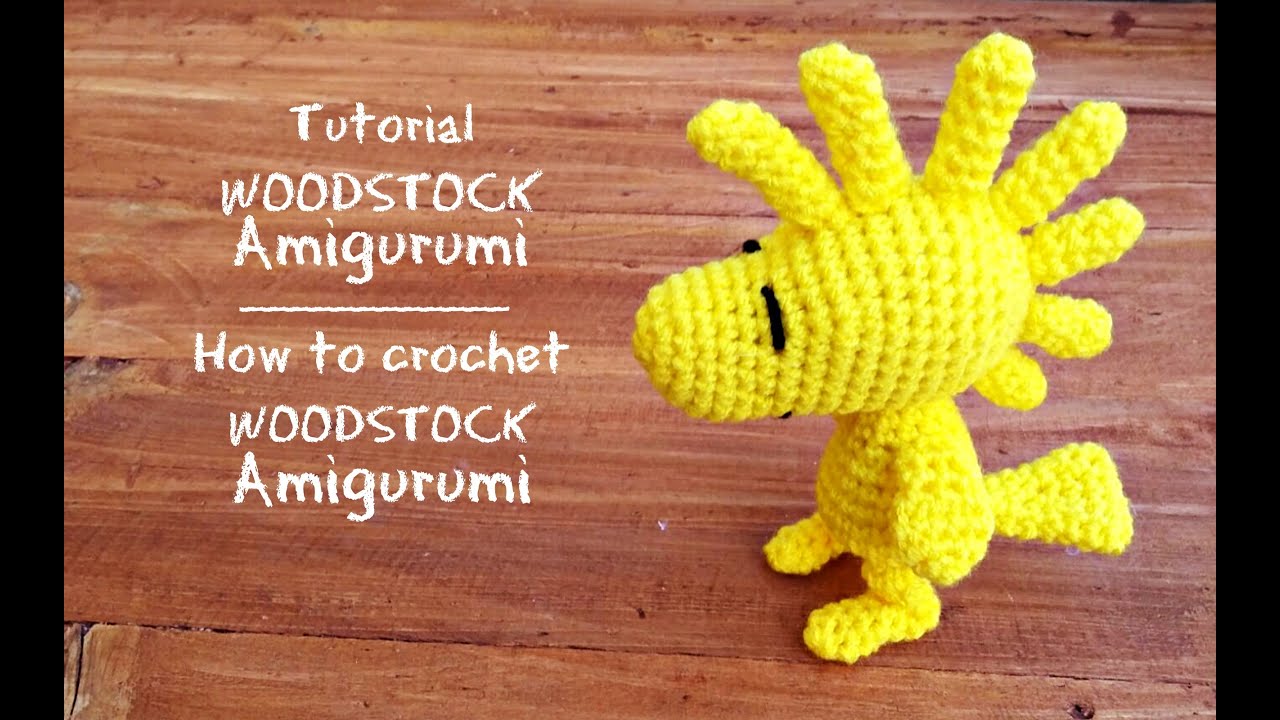 Tutorial Woodstock Amigurumi | How to crochet Woodstock Amigurumi