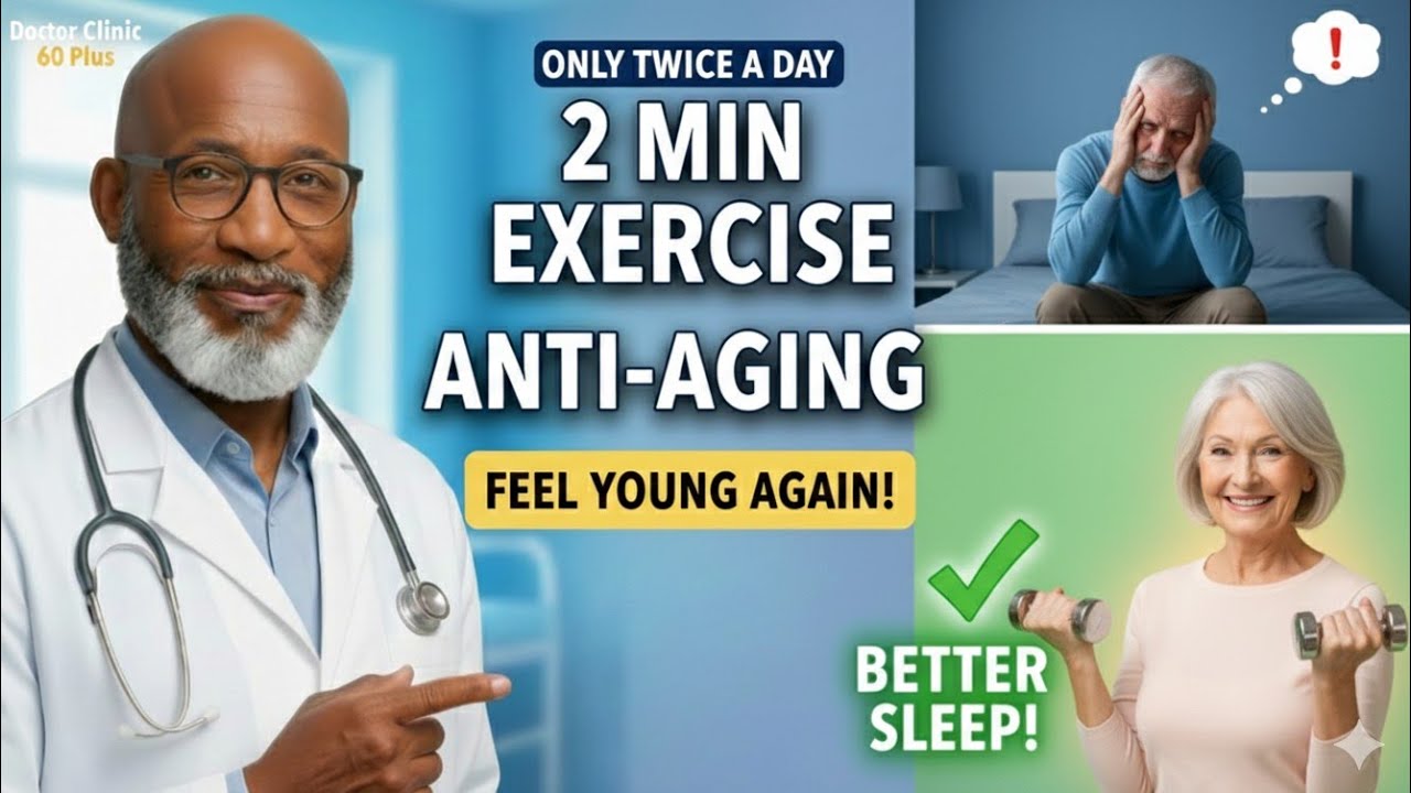 Only 2 Minutes Twice a Day The Anti-Aging Exercise Your Body & Mind Are Begging For Feel Young Again