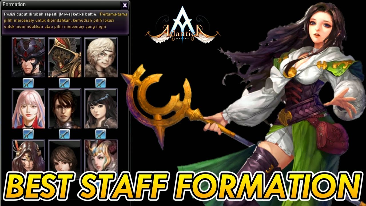 Review Mercenary Terbaik untuk Staff Main (PVE) | Atlantica Online