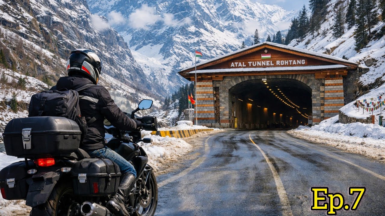 Sissu to Chandigarh via Atal Tunnel 🏔️ | Manali Road Trip | Unreal ViewsEp.7😍