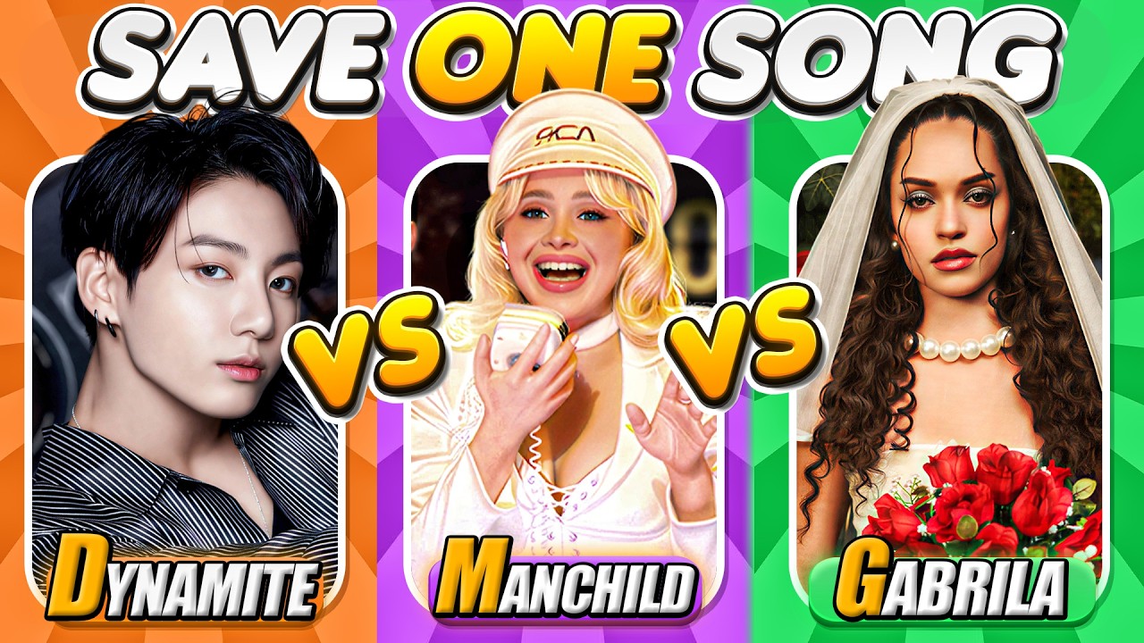 SAVE ONE SONG 🎤 From A to Z 😍 | Pick Your Favorite Song! ✨ | Music Quiz