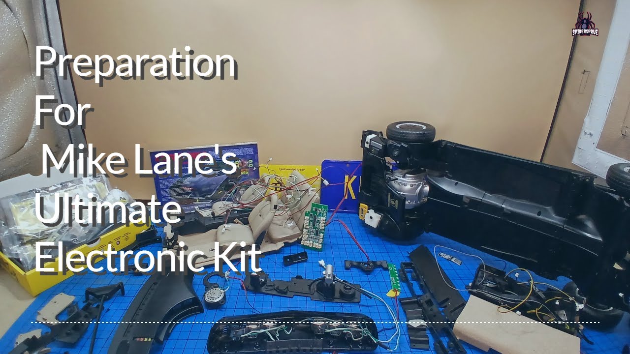 Preparation For Mike Lane's Ultimate Electronic Kit for Fanhome's KITT
