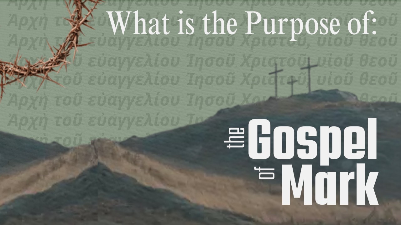 The Purpose of Mark | The Mark Series