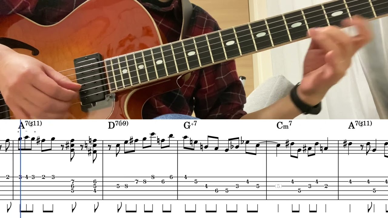【TAB】Jesse Van Ruller / Secret Champ / Jazz Guitar