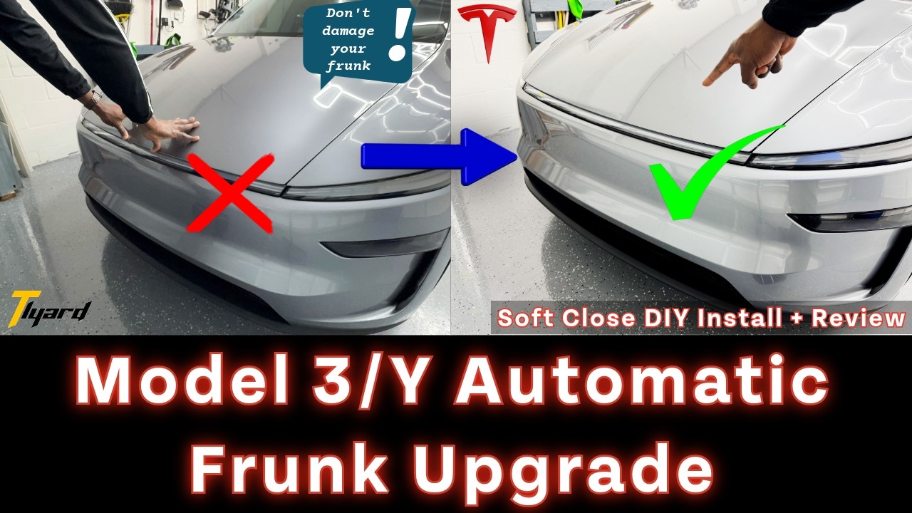 Обязательный апгрейд Tesla Model Y! Установка доводчика багажника своими руками