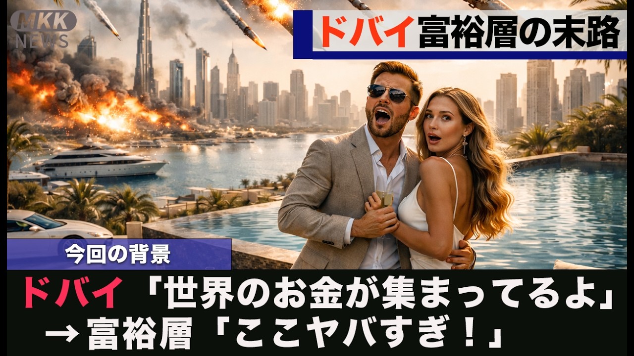 世界一富裕層が集まる都市ドバイの安全神話崩壊とそこに住む富裕層の裏側