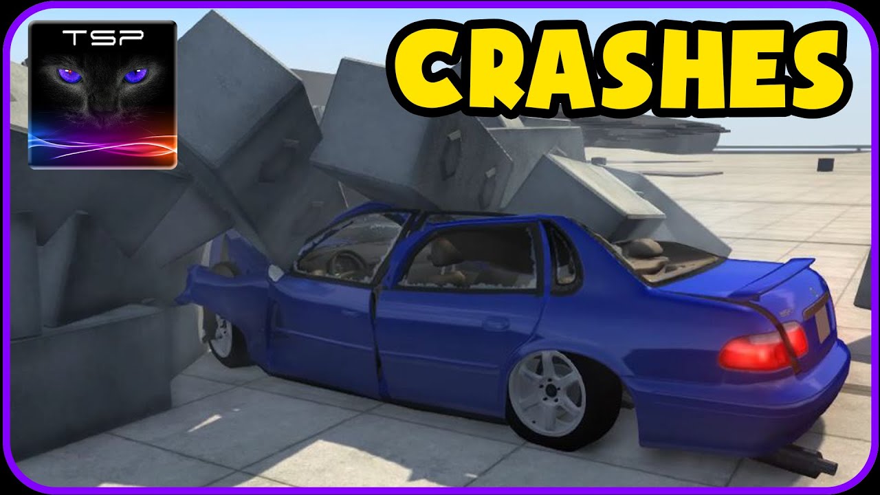 BeamNG - Ibishu Pessima CAR CRASH COMPILATION - Part #1