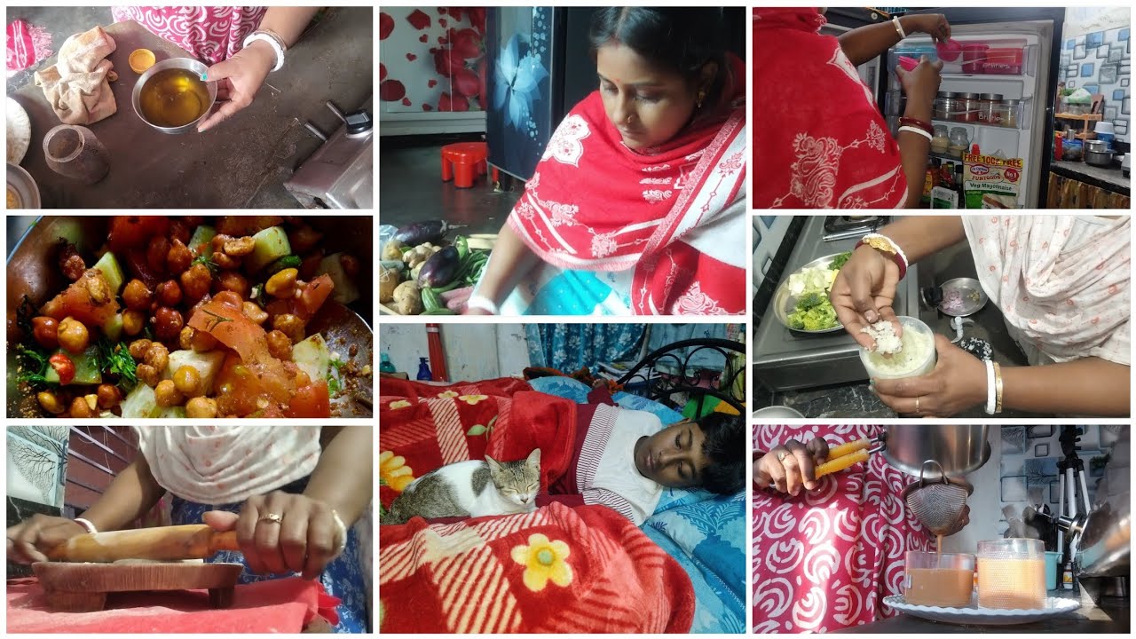 পোড়া তেল আবারও স্বচ্ছ পরিষ্কার কিভাবে করলাম/বরের আবদারে আলু কাবলি/ রাতে করলাম ফ্রিজ অর্গানাইজেশন