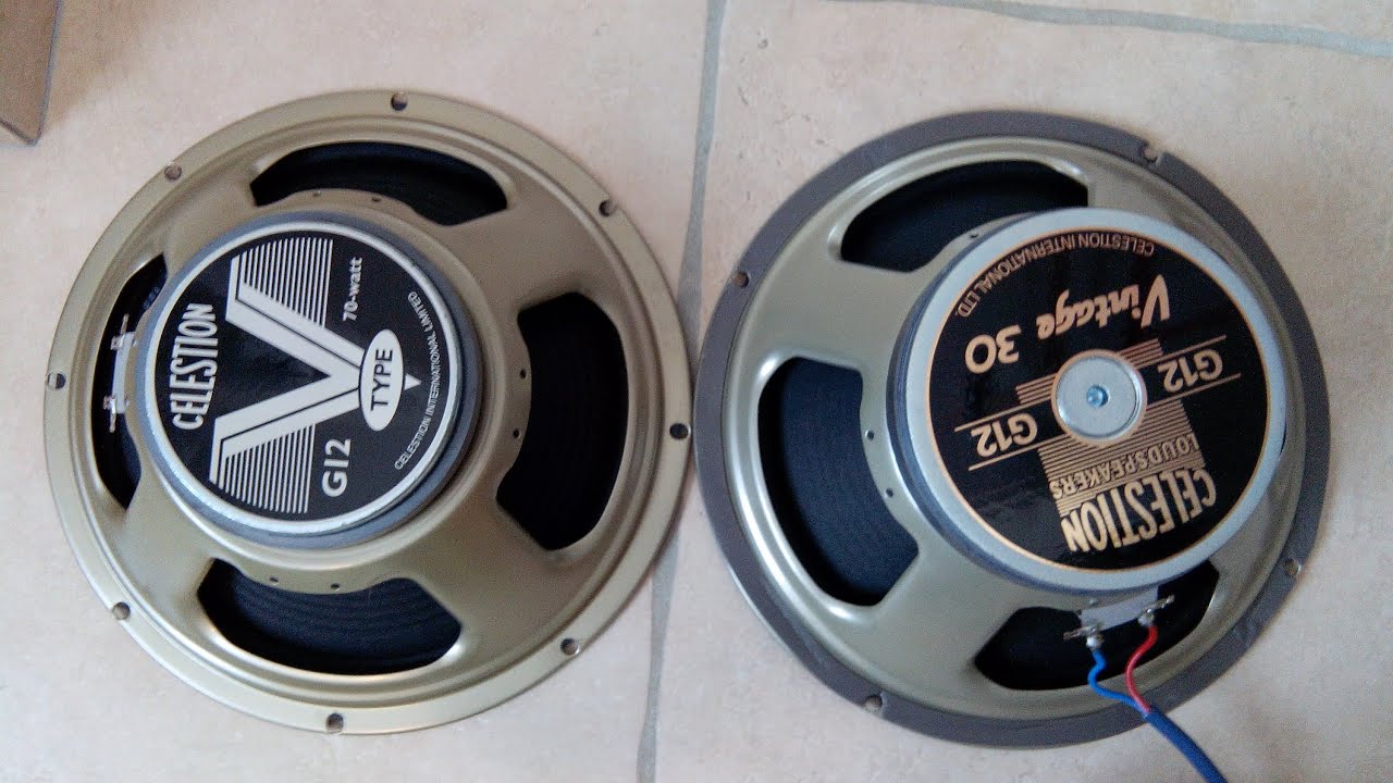 Celestion Vintage 30 Vs Celestion V-Type