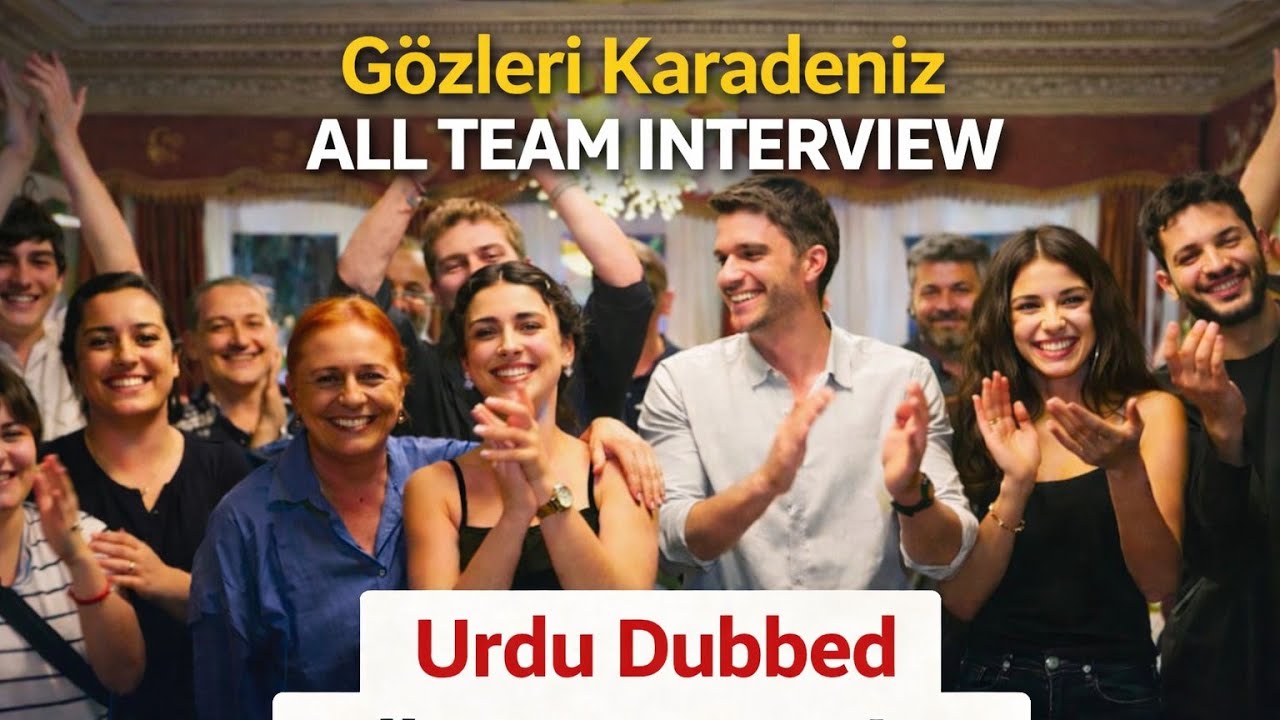 Gözleri Karadeniz | Black Sea Eyes | All Drama Team | Interview In Urdu | On Drama Set 👀🎀✨❤️