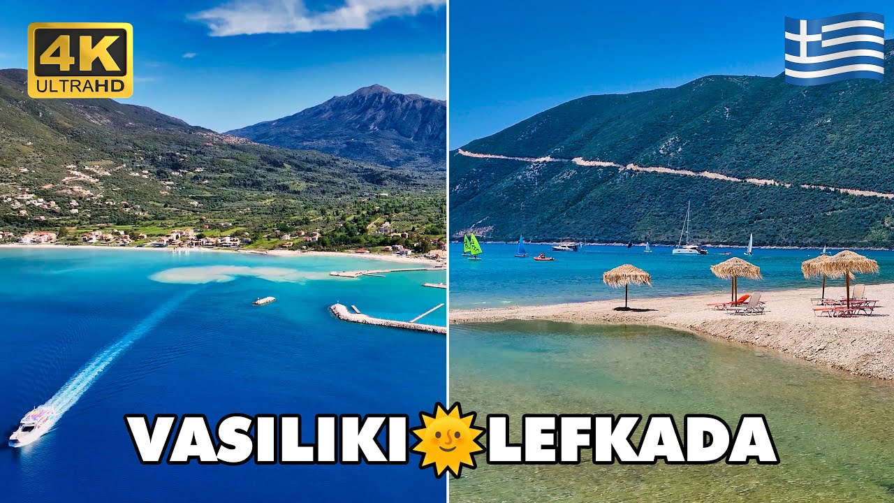 VASILIKI 🌞 Lefkada Island - Greece 🇬🇷 | Charming Village | Walking Tour [4K UHD]