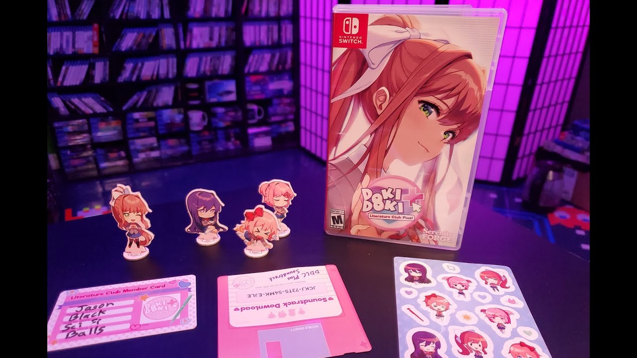 Doki Doki Literature Club Plus &mdash; Распаковка &mdash; Switch