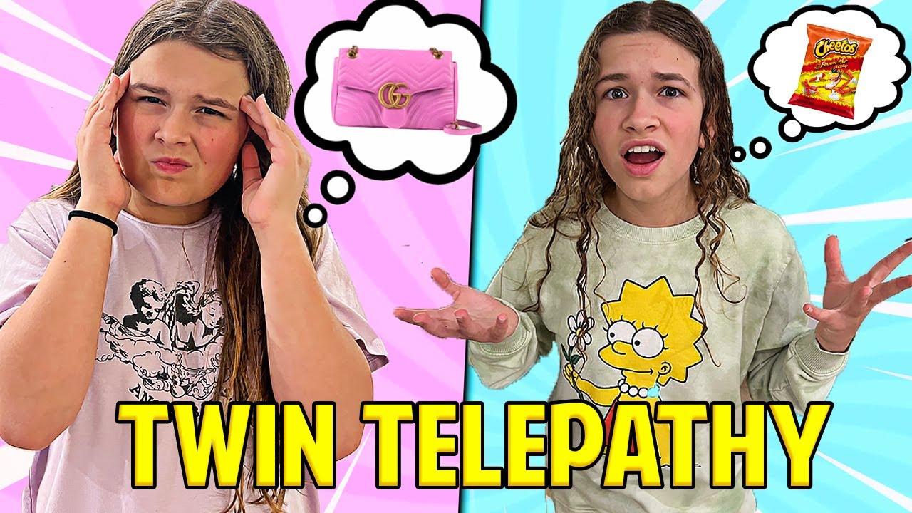 TWIN TELEPATHY Shopping Challenge!! | JKREW