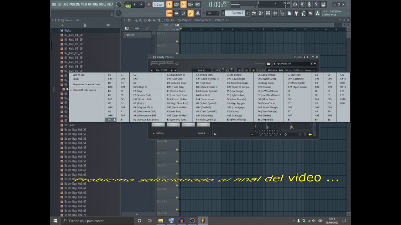 MAPPEAR AKAI MPD218 en FL STUDIO (FPC)