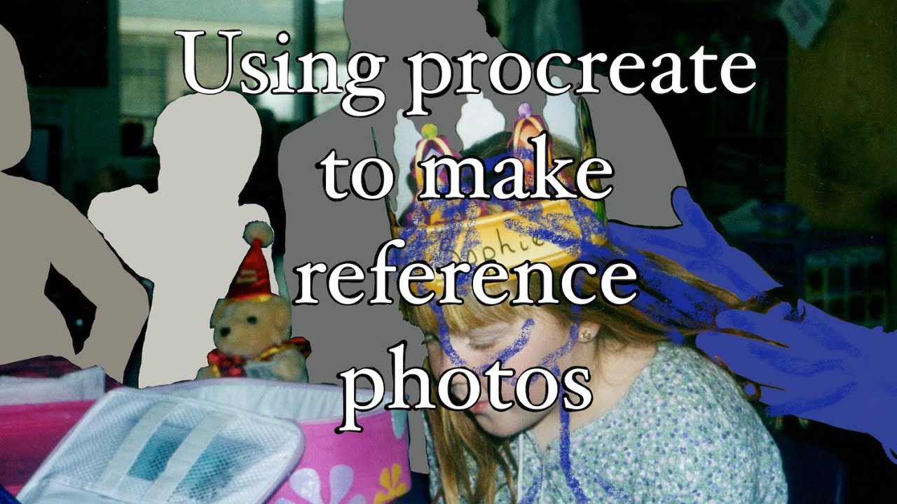 Editing painting references on procreate