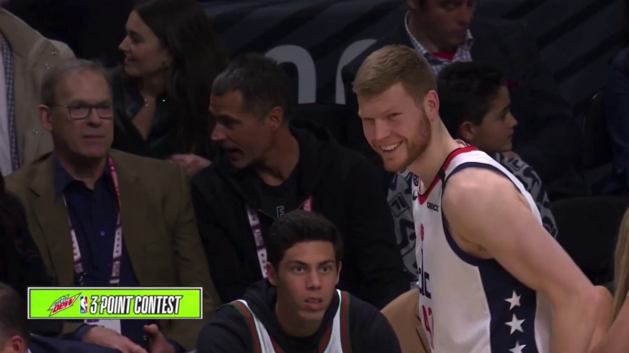 Davis Bertans 1st and Final Round 2020 NBA All-Star 3-Point Contest