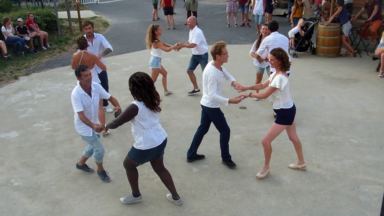 Démo de salsa en Rueda Festilac à Vinça avec Salsalunya