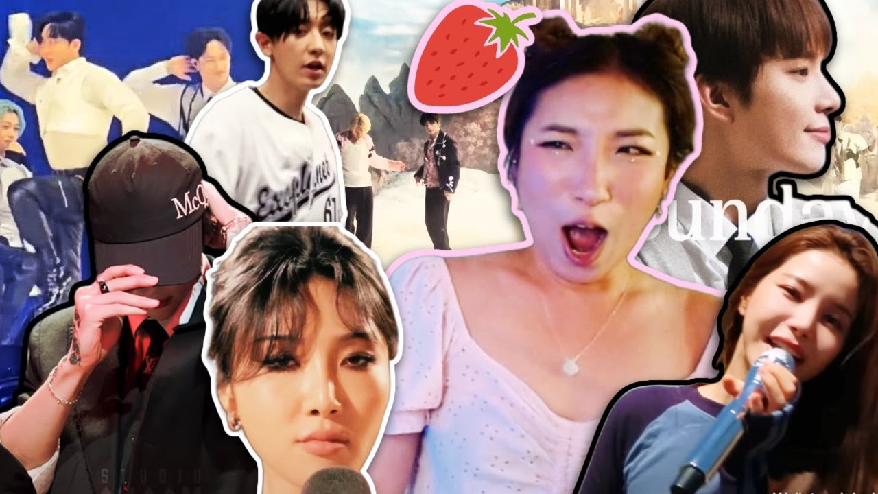 LIVE REACTIONS🍓: Hwasa, Solar, NCT DJJ, Enhypen 'Sacrifice', Cream Soda dance practice, Hyunjin AOTM
