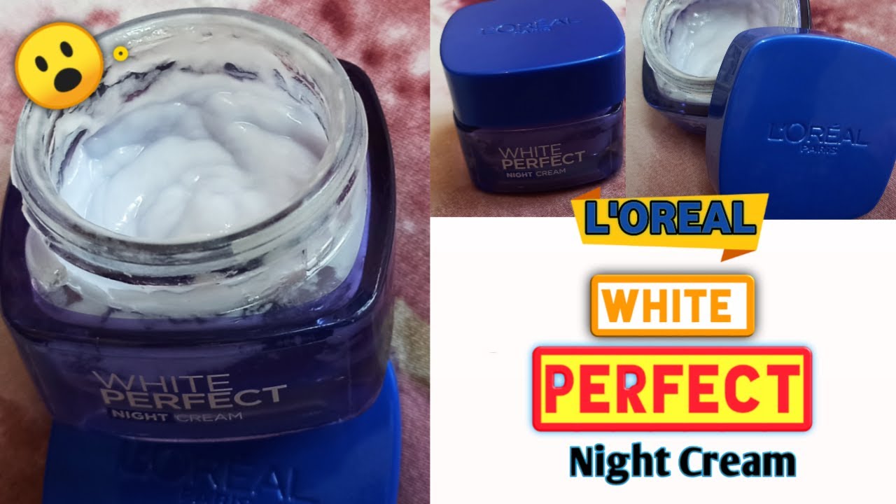 Loreal Paris White Perfect Night Cream Review / My Honest Review and Demo | loreal paris😮🤔