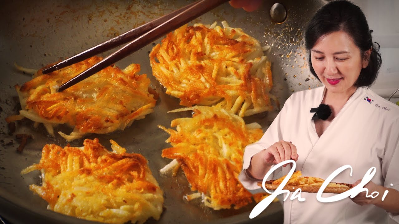 Корейские картофельные блинчики / Камджа чеджон от шеф-повара Цзя Чхве