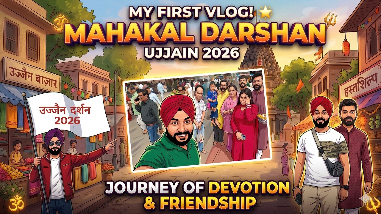 EP1 - First Vlog 🙏 Mahakal Darshan Ujjain | Journey to Mahakaleshwar Jyotirlinga