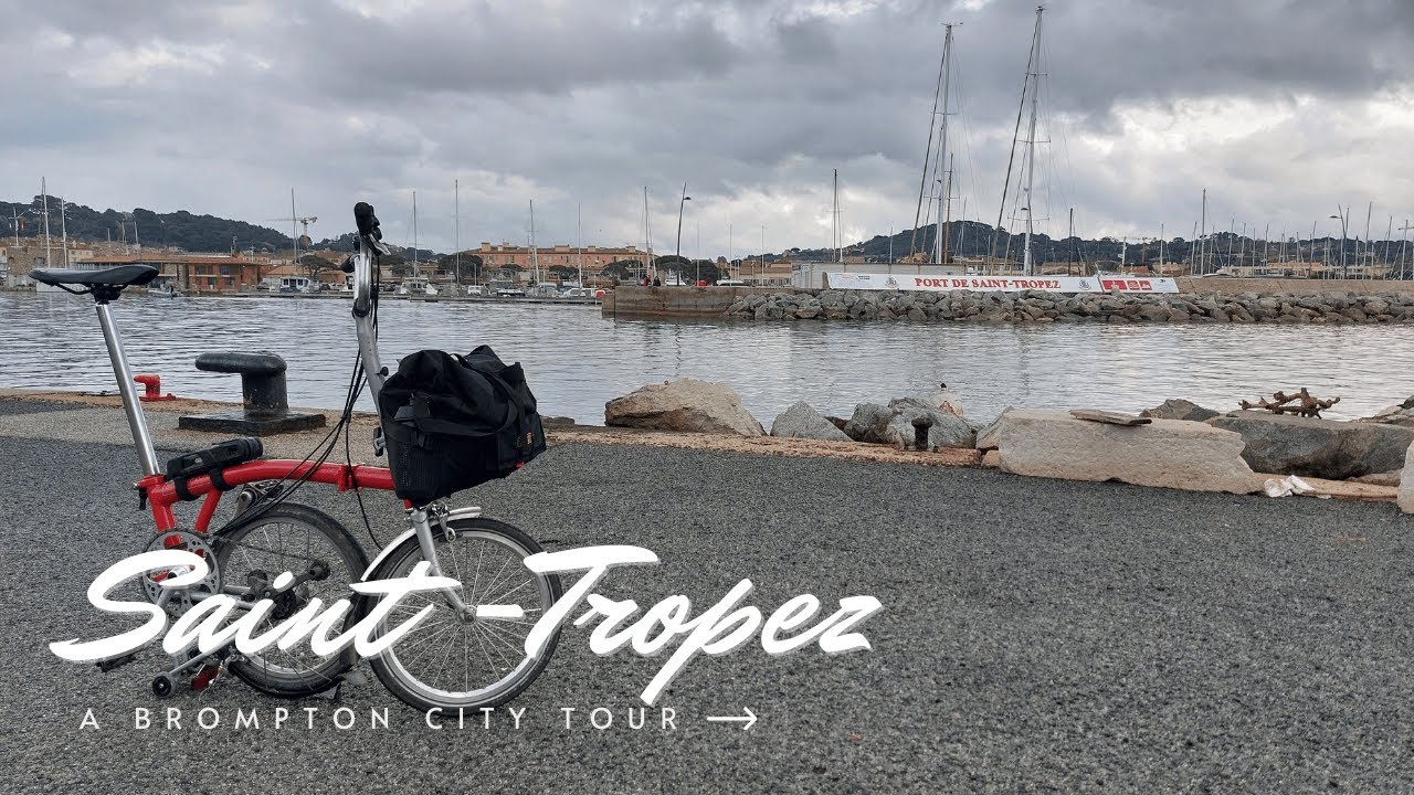 A Brompton in Saint Tropez