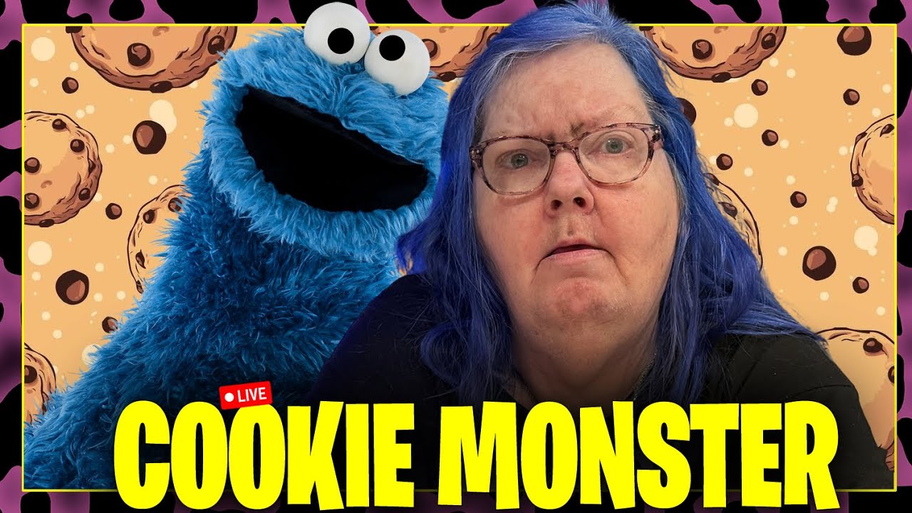 Tina is the Cookie Monster!! 🥶🍪🪖