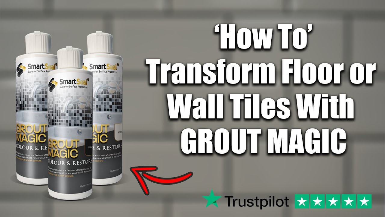 Grout Paint and Sealer Transform Old Floor and Wall Tiles the Permanent alternative to Grout Pen