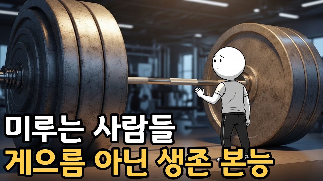 미루는 사람들의 뇌는 다릅니다 | 게으름이 아니라 생존 본능이에요