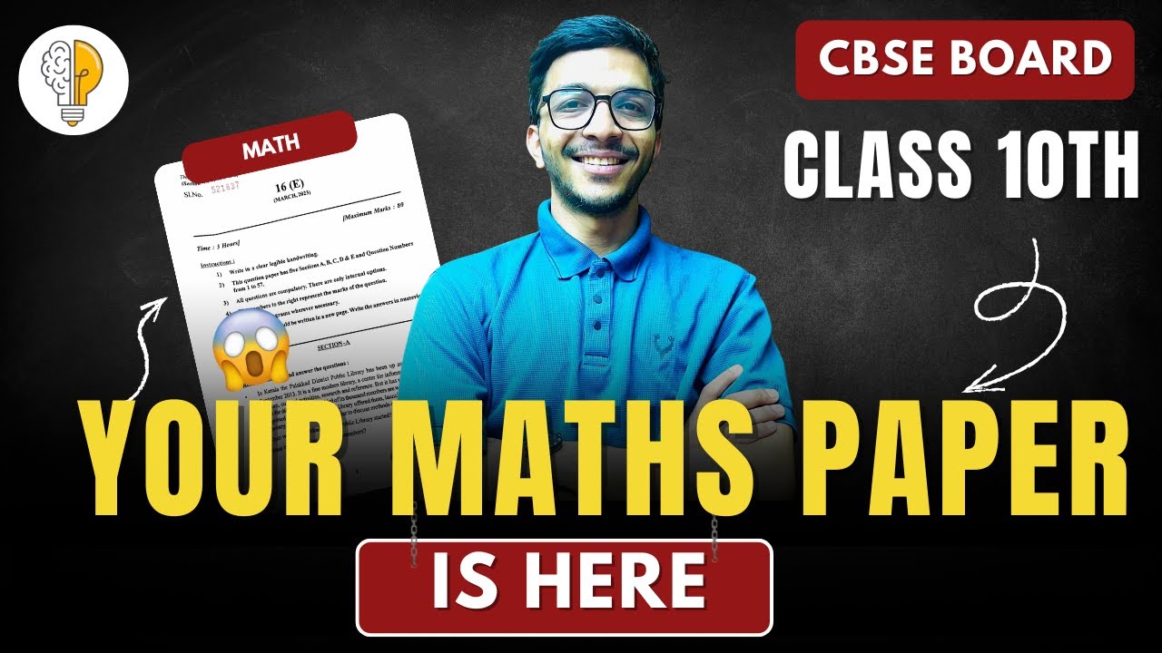 🔥 Your Maths Paper | CBSE Board Class 10 | Complete Paper Strategy LIVE | Brain Gain Academy