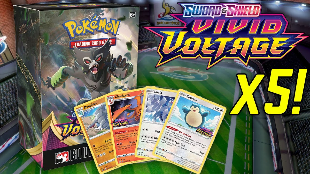 *HALF A CASE!* Pokemon Cards Vivid Voltage Build and Battle Kit Opening!