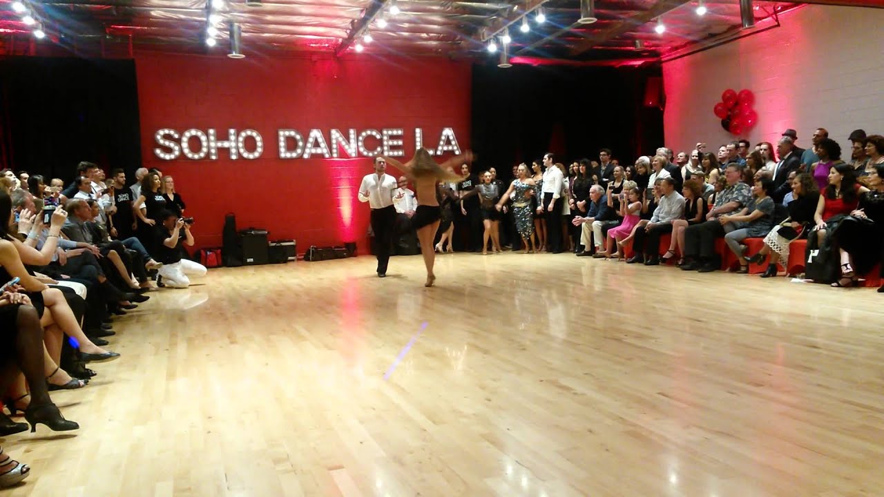 Ruxanda Calistru and Jamie Bayard dancing