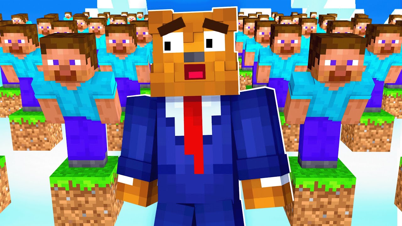 I Let 100 PLAYERS On My Skyblock... and THIS Happened.