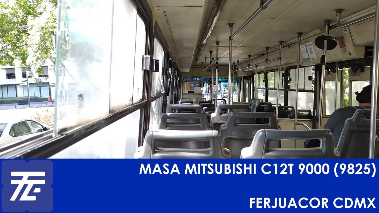 Trolebús CDMX - Línea 6 - De Chapultepec a Cuitláhuac - MASA Mitsubishi C12T 9000