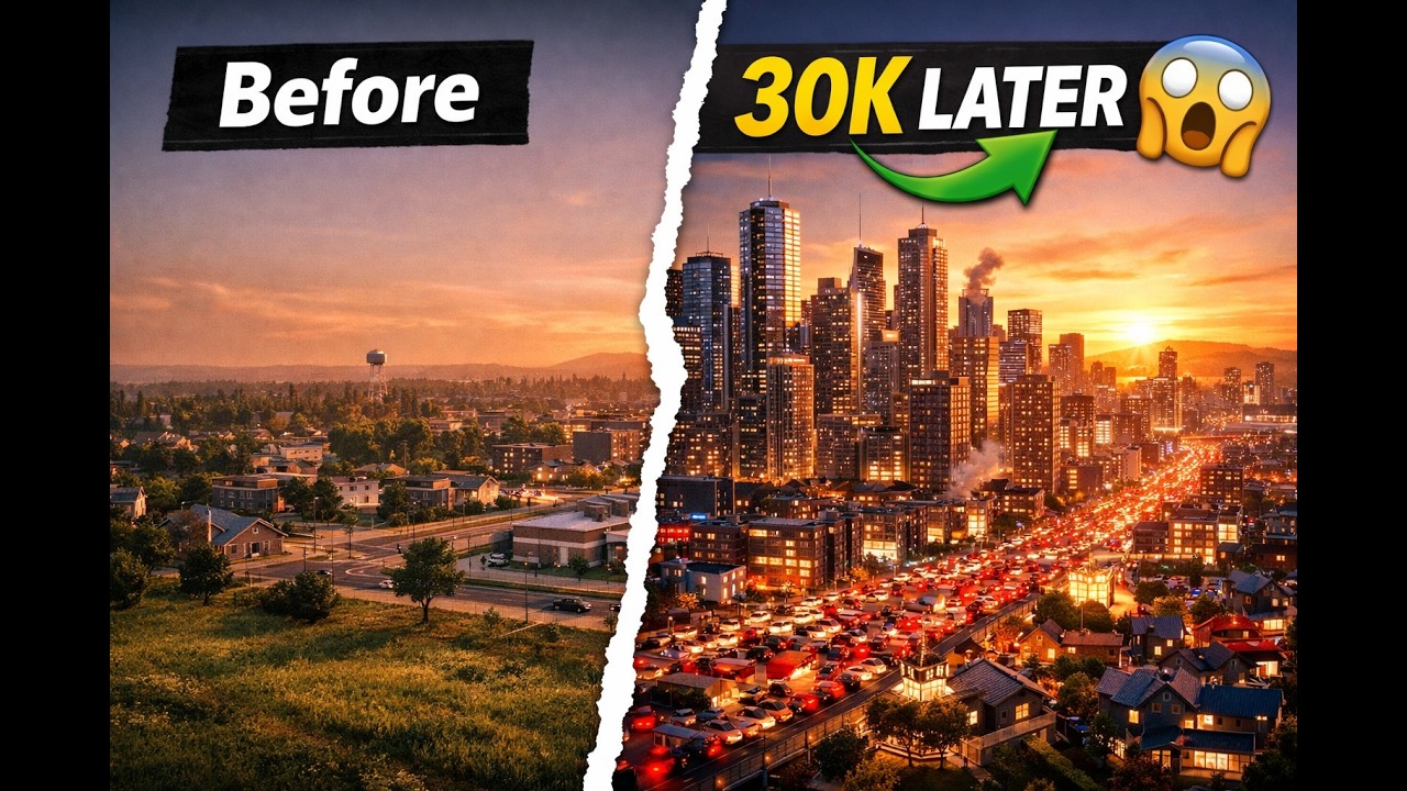 30,000 People Just Moved Into My City… Now Everything Is Failing | Cities Skylines 2