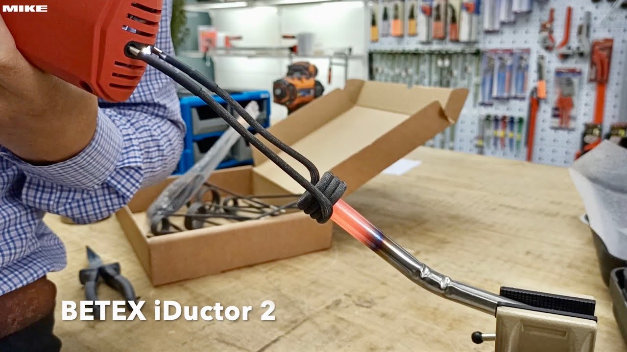 Máy gia nhiệt cầm tay cho kim loại không từ tính BETEX iDuctor. Hà Lan.