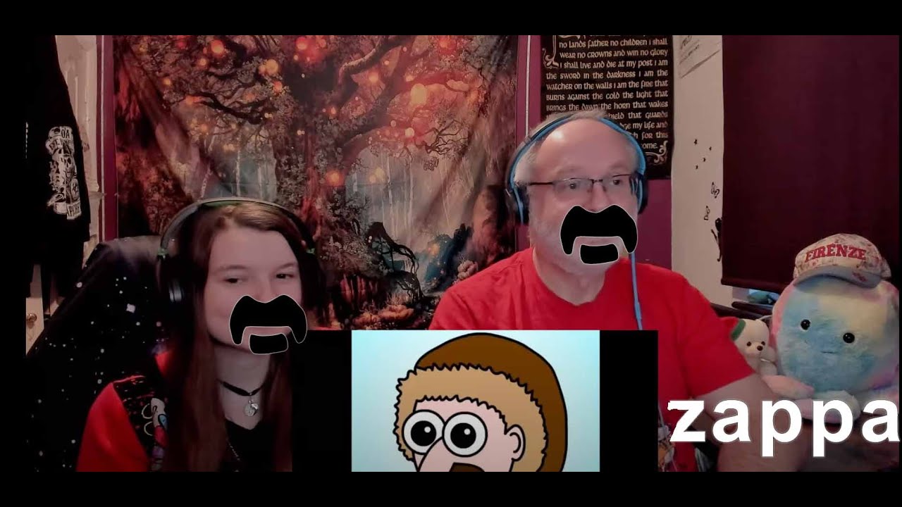 Frank Zappa - Animation - Dont Eat The Yellow Snow (Dad&DaughterFirstReaction)