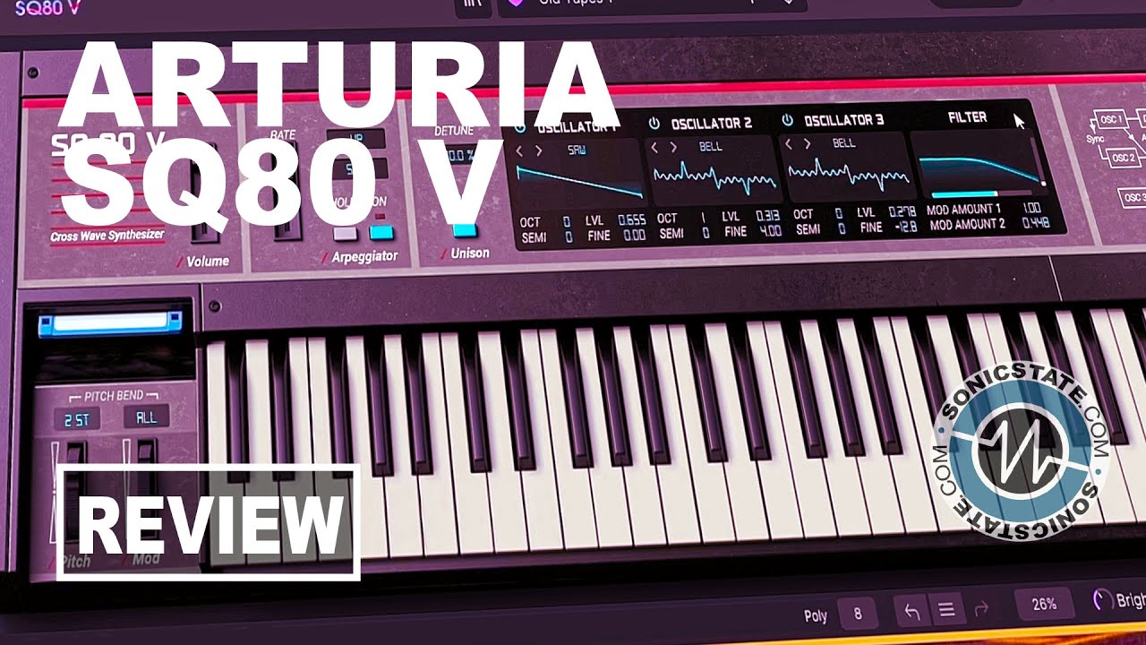 Arturia SQ80 V - SonicLAB Review