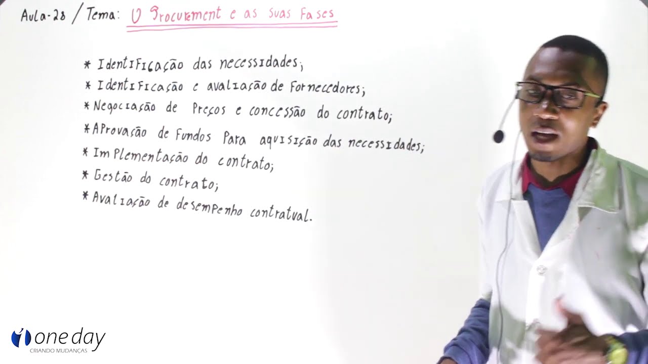 Aula 28: O Procurement e as Suas Fazes | Curso De Logística e Procurement Á Distância [On-line]