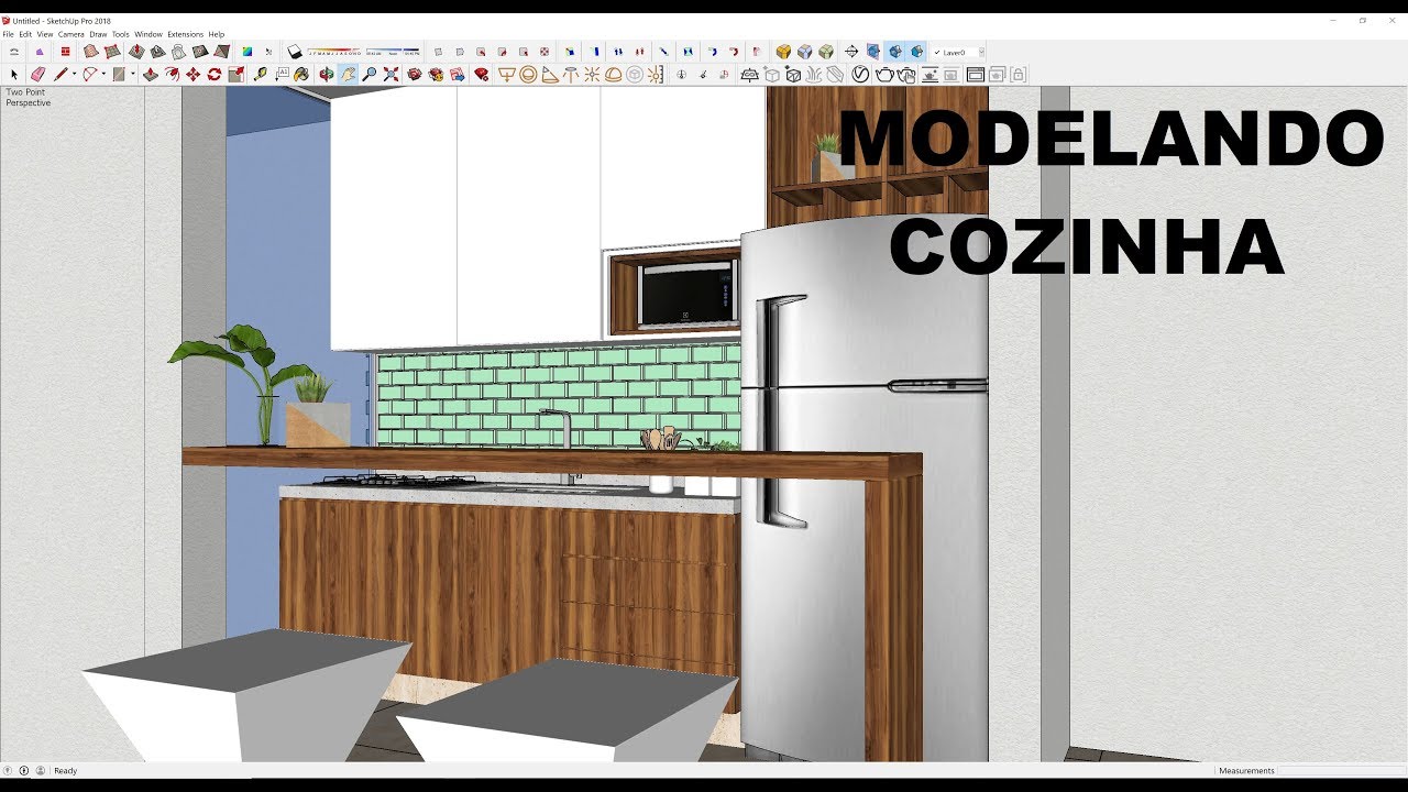 25 - Curso sketchup - Modelando Cozinha