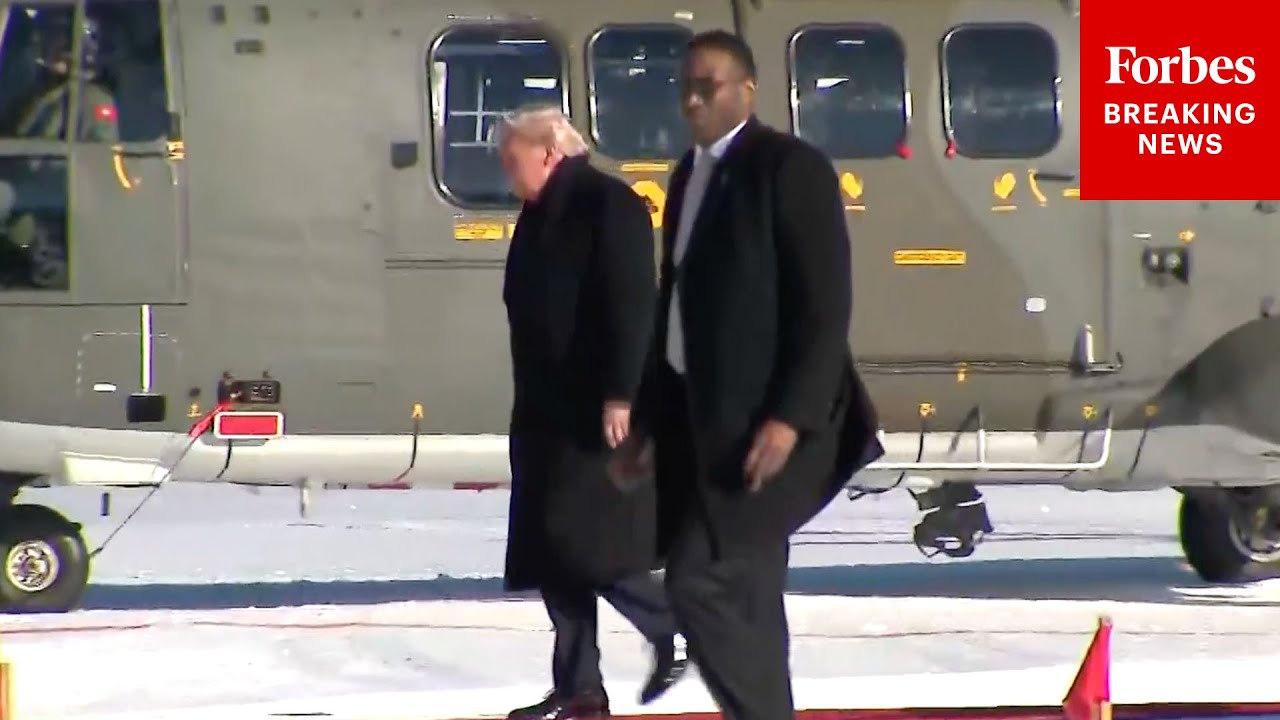 BREAKING NEWS: President Trump Arrives In Davos, Switzerland, To Speak At The World Economic Forum