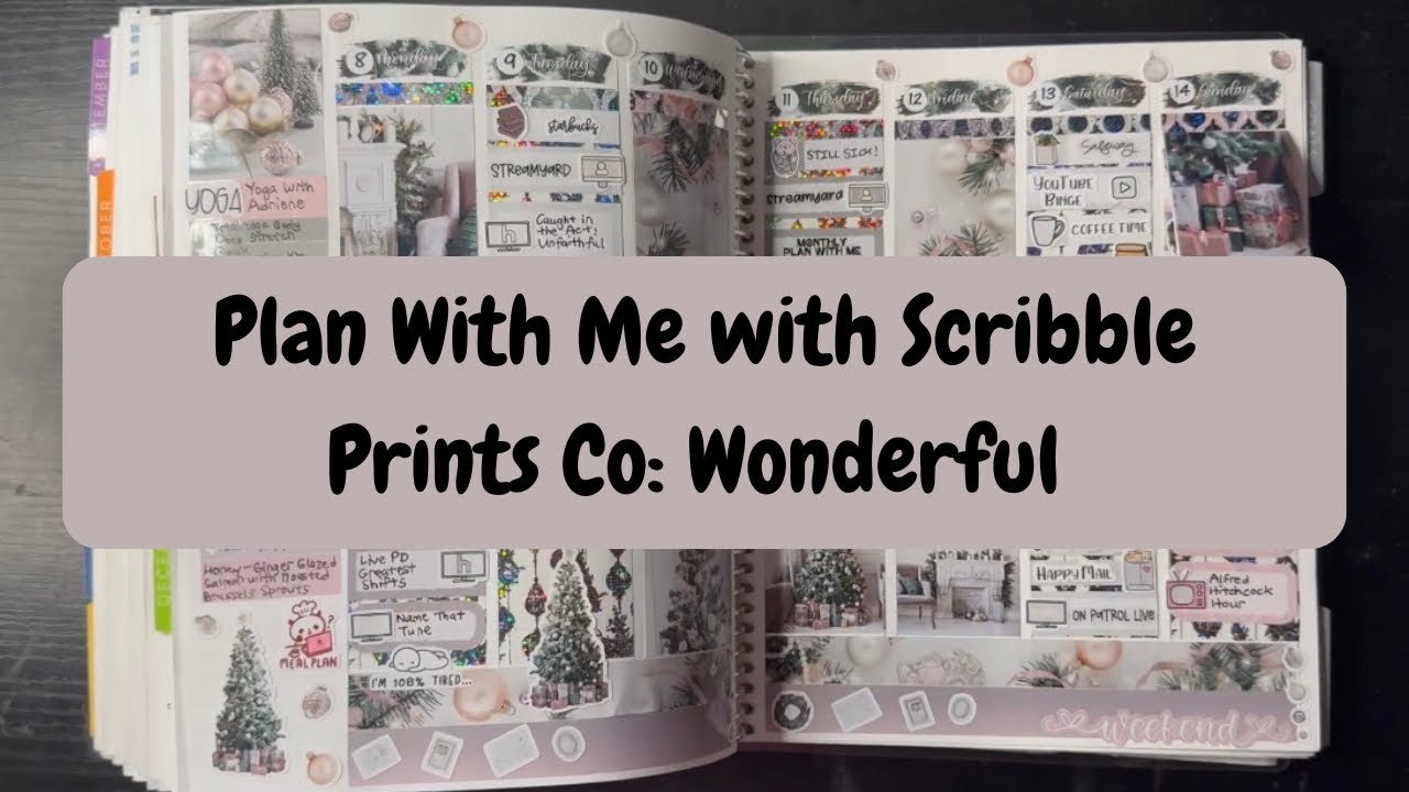 Plan With Me with Scribble Prints Co (Wonderful)