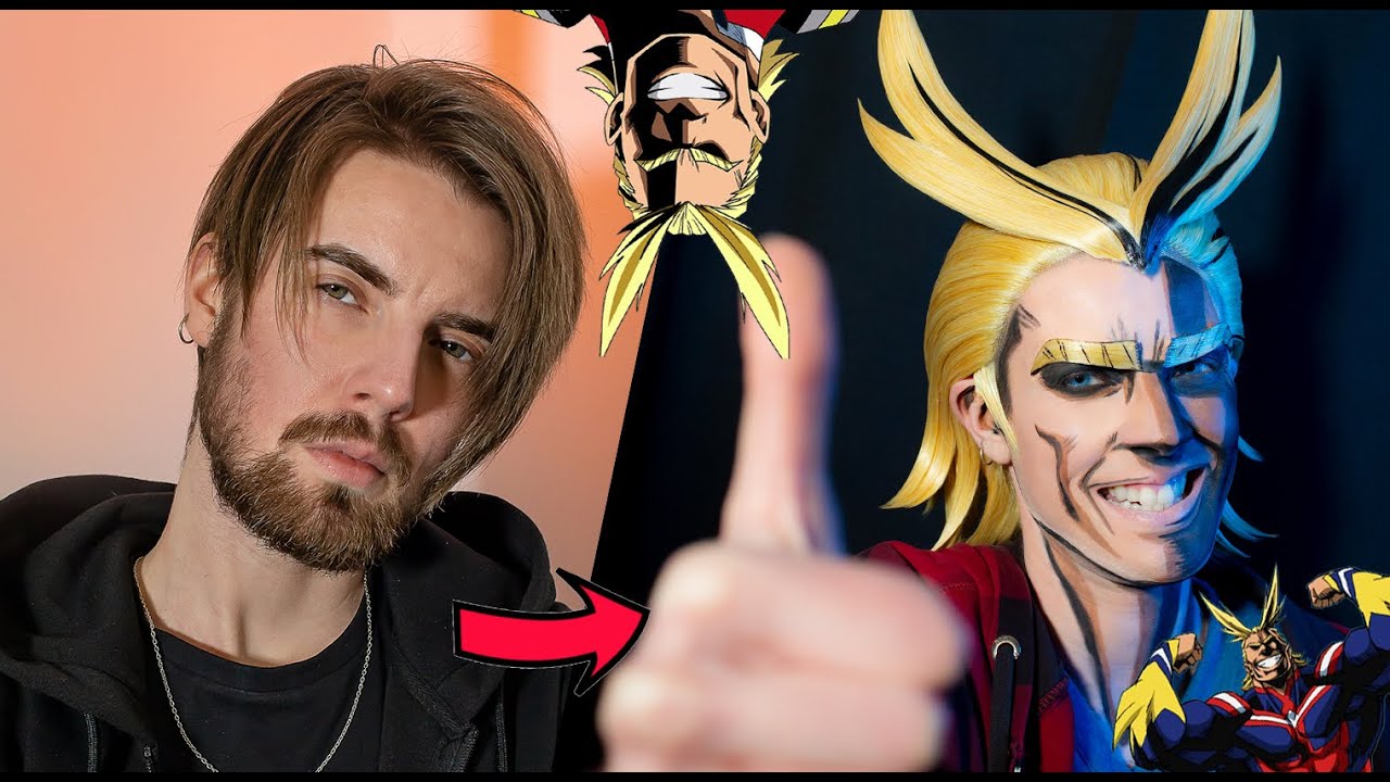 All Might MHA Transformation - Makeup Tutorial