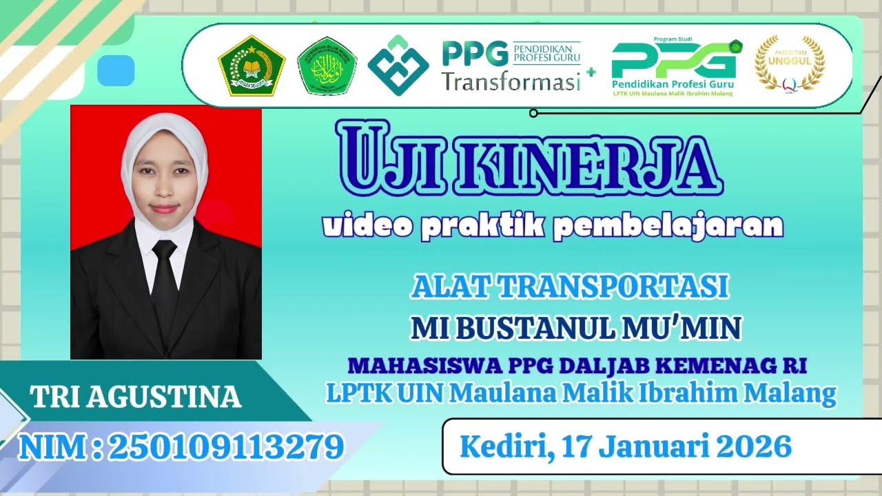 VIDEO UJI KINERJA(UKIN) PPG BHS ARAB DALJAB BATCH 4 TAHUN 2025 LPTK UIN MAULANA MALIK IBRAHIM MALANG