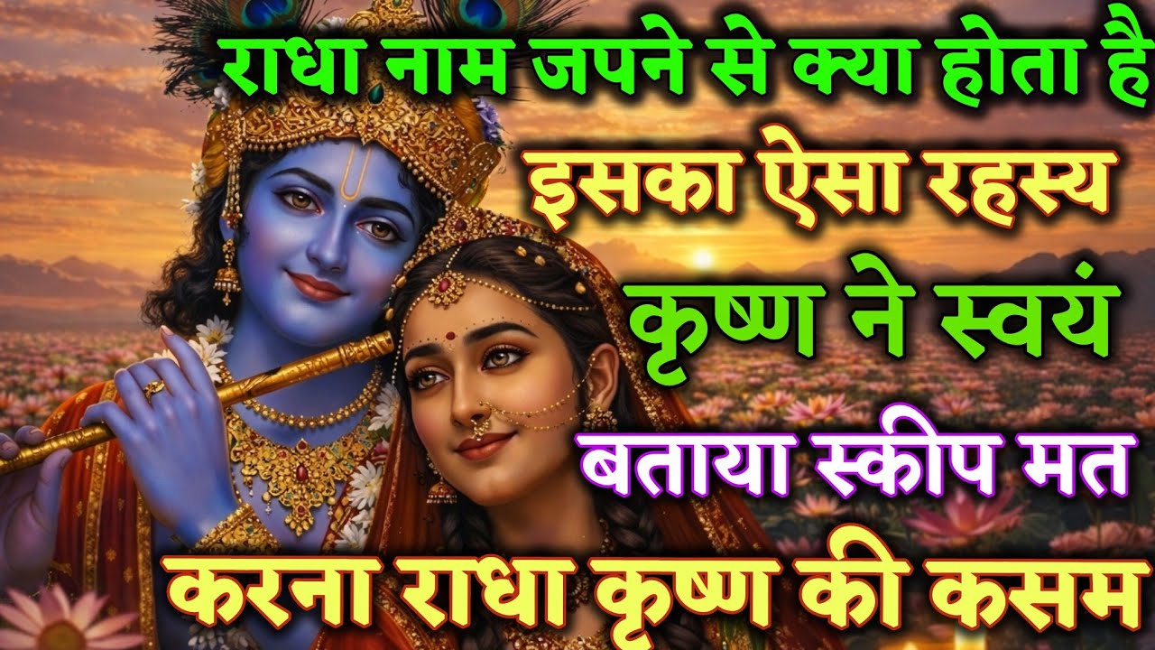 “राधा नाम जपने से क्या होता है…इसका ऐसा रहस्य कृष्ण @Radharani-ka-ashirwad #motivation #maa